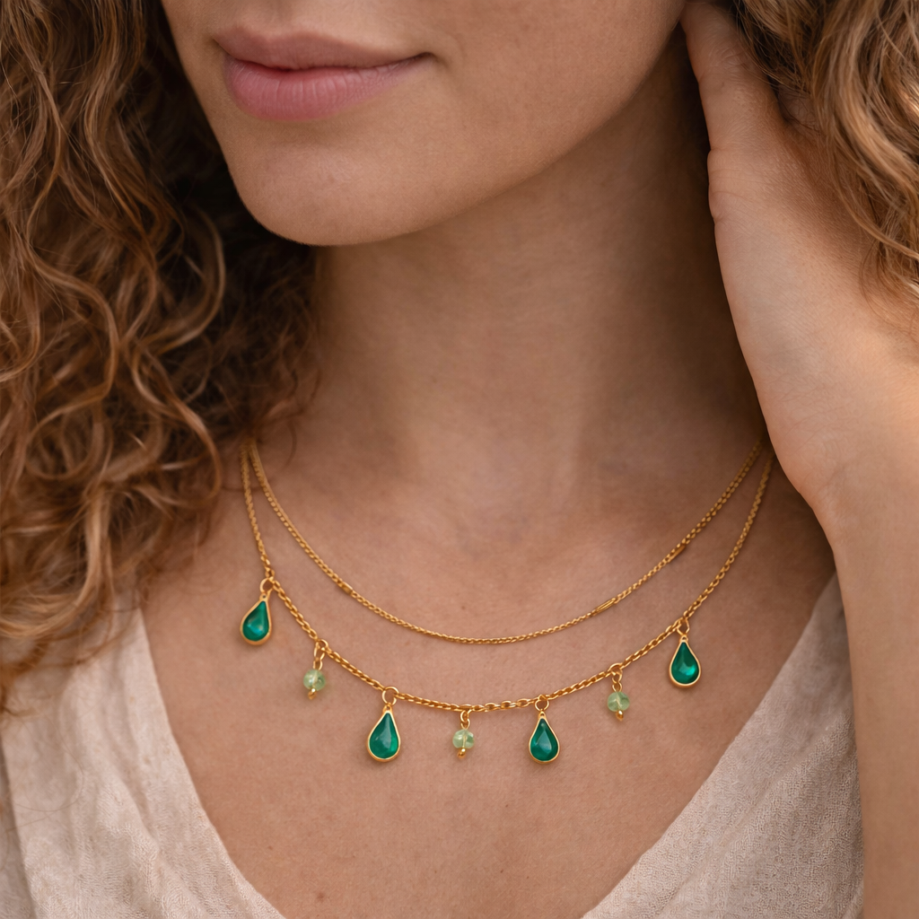 Misu Charms Layered Necklace
