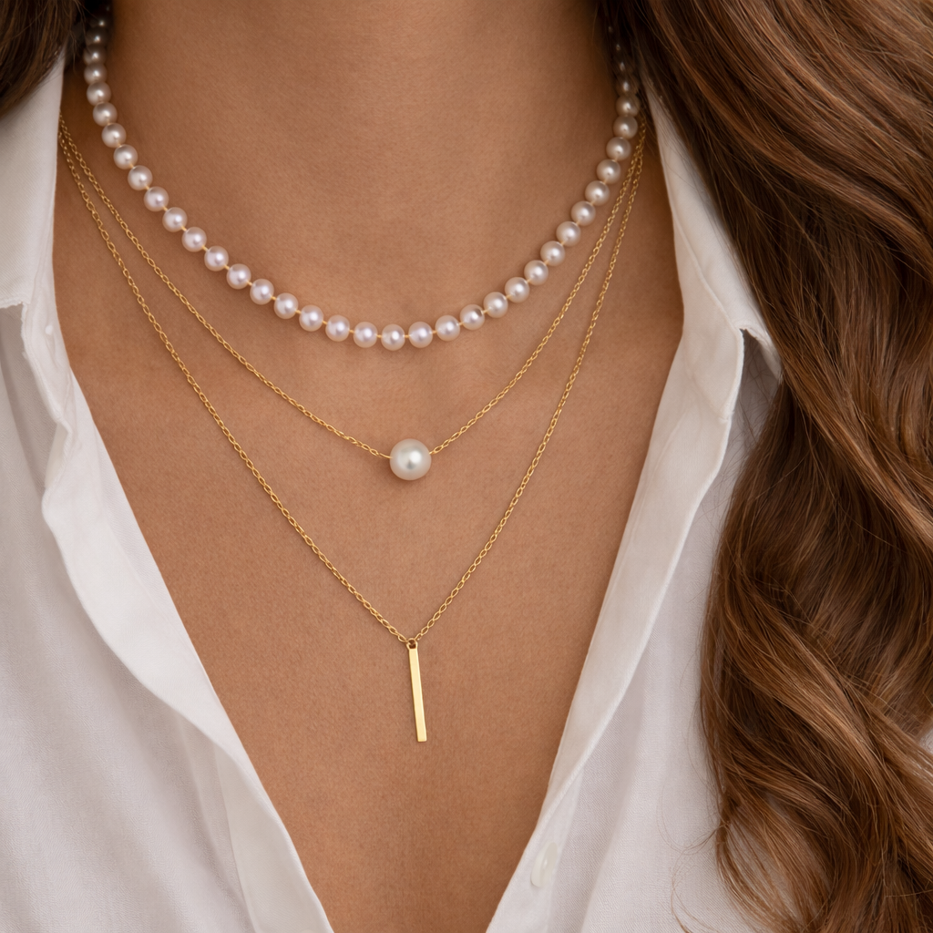 Multi-Layer Pearl Necklace