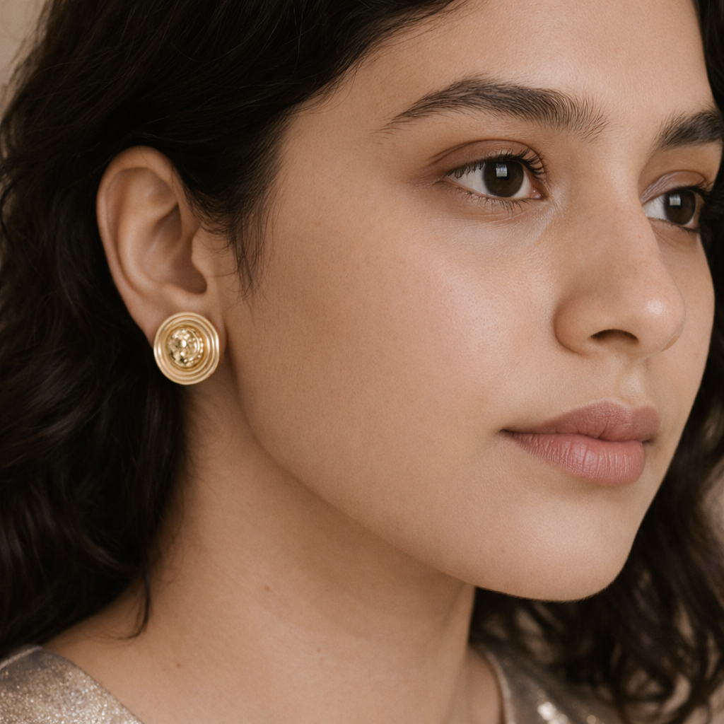 Myraa Textured Earrings