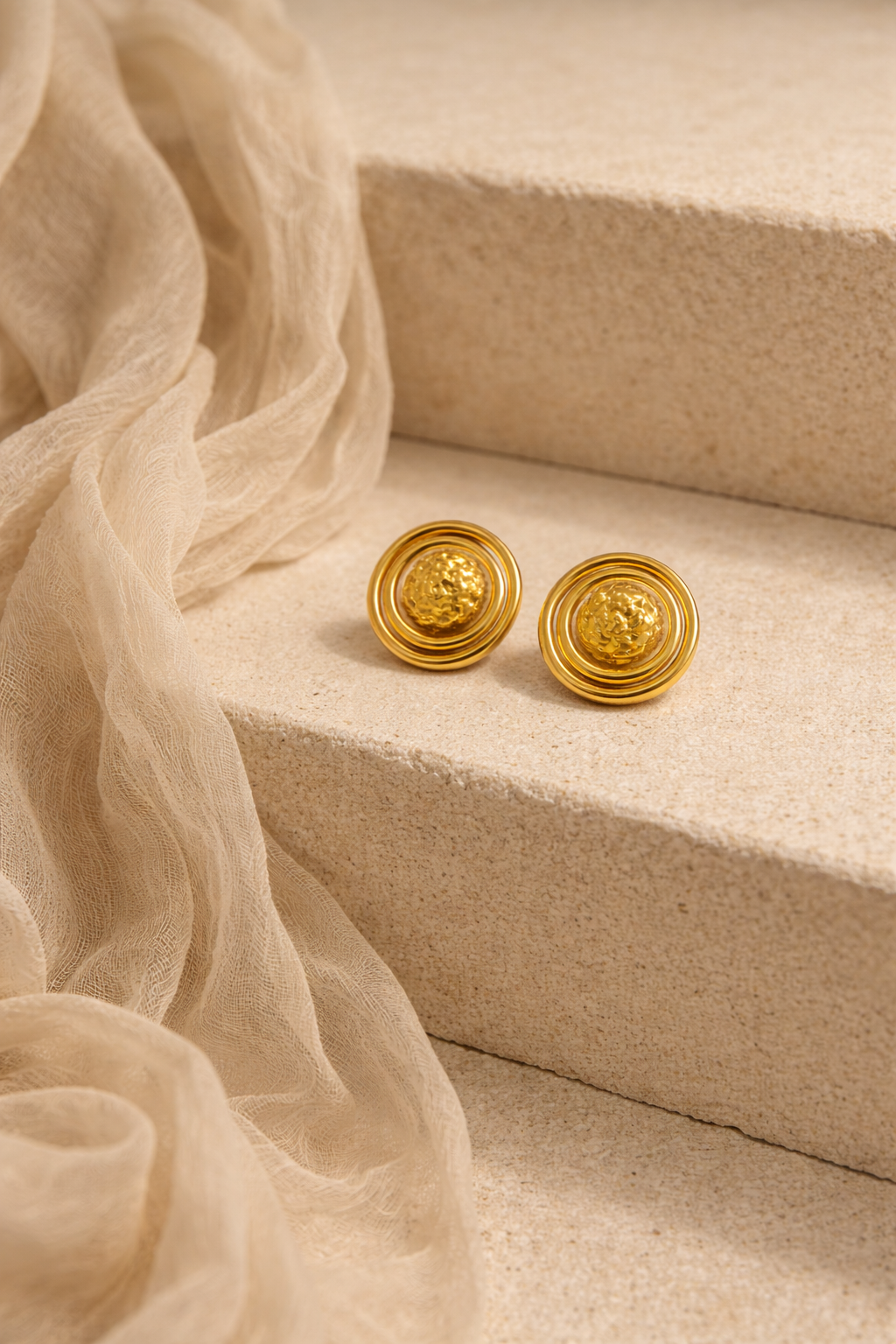 Myraa Textured Earrings