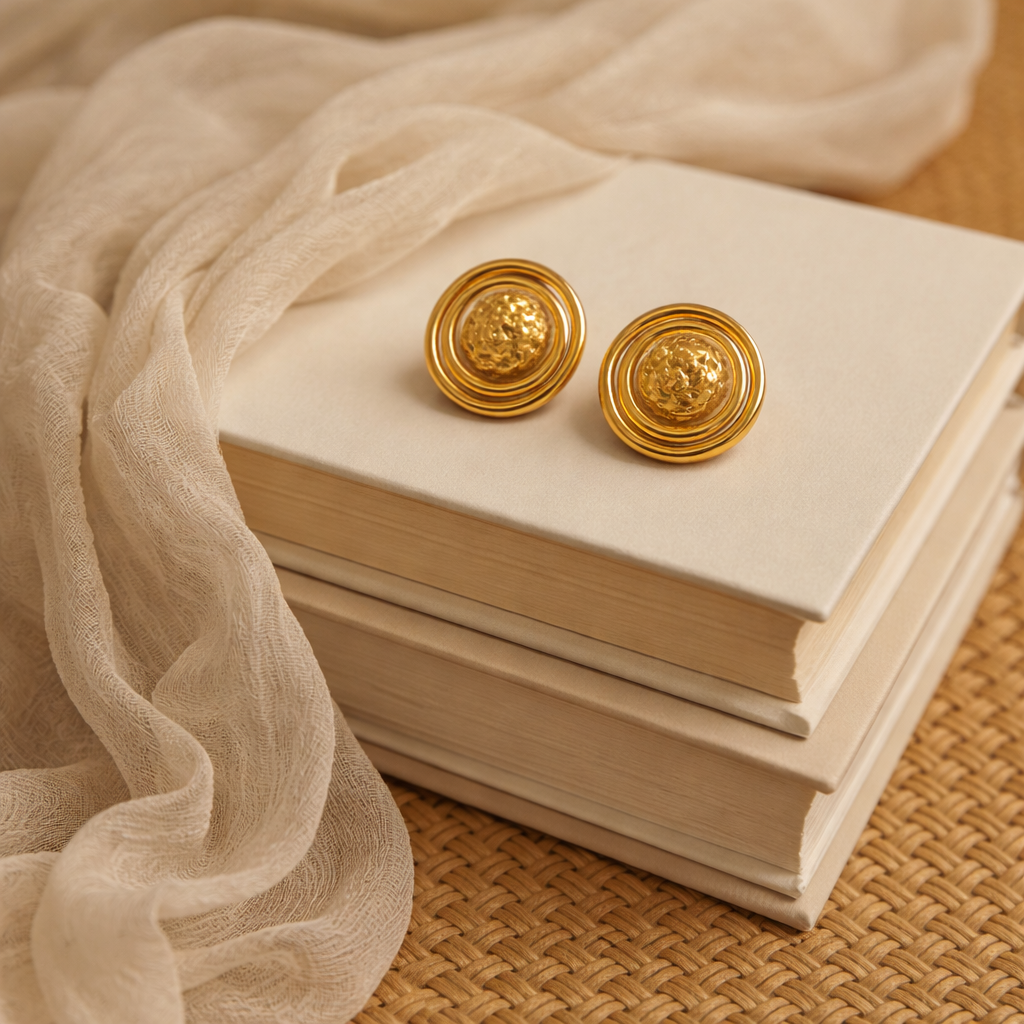 Myraa Textured Earrings