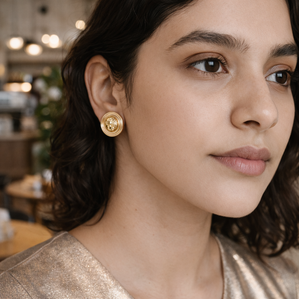 Myraa Textured Earrings