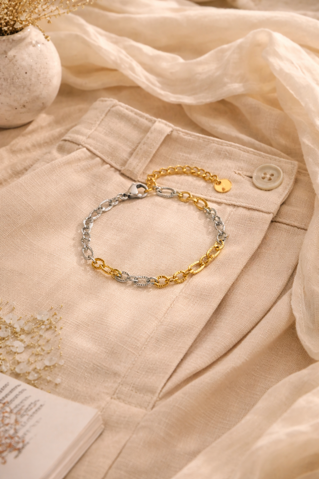 Raha Faceted Bracelet