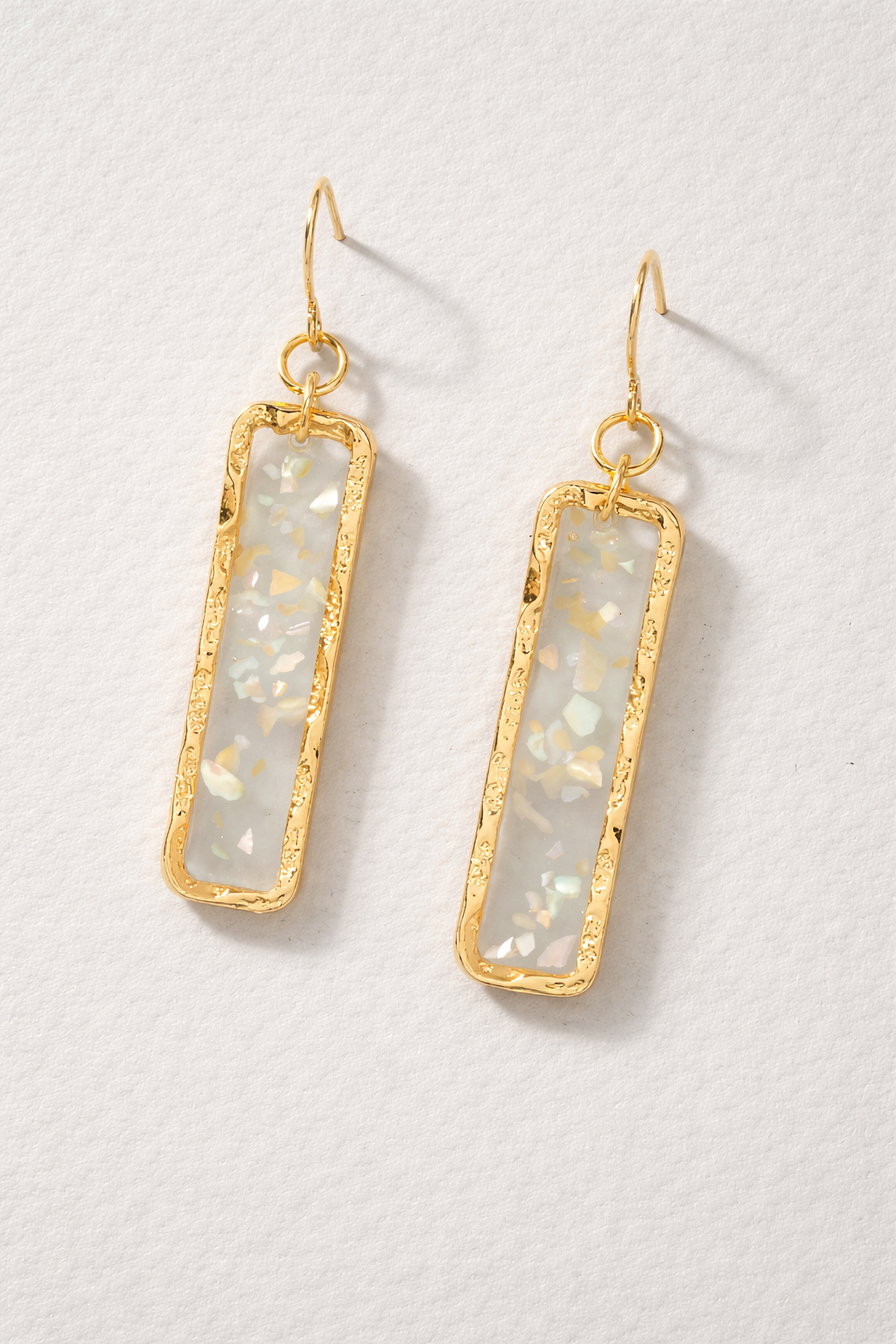 Resin Dried Flower Earrings