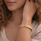 Rosa Pearl Cuff Bangle