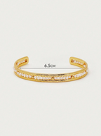 Rosa Pearl Cuff Bangle