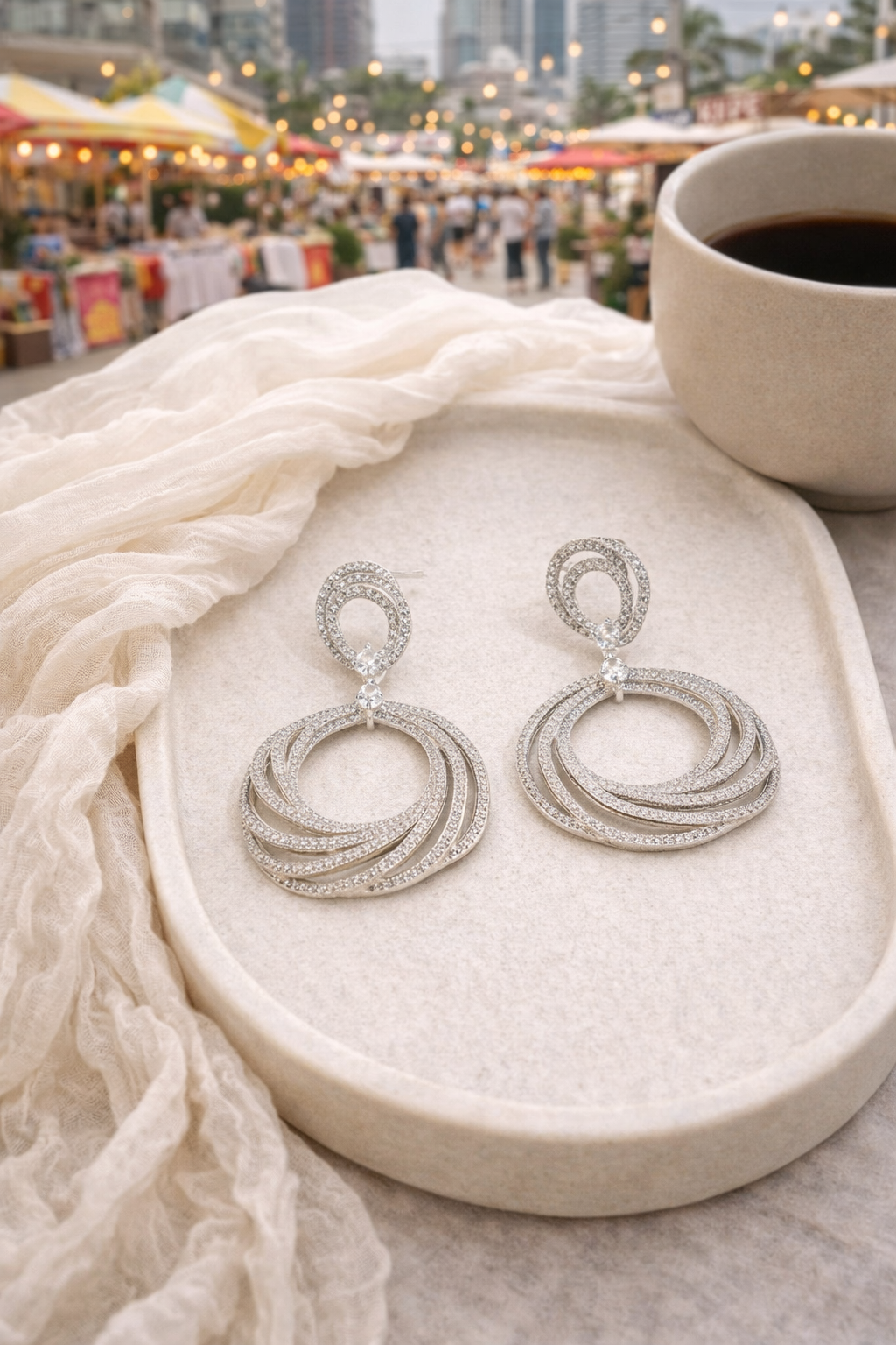 Scarlett Zircon Earrings