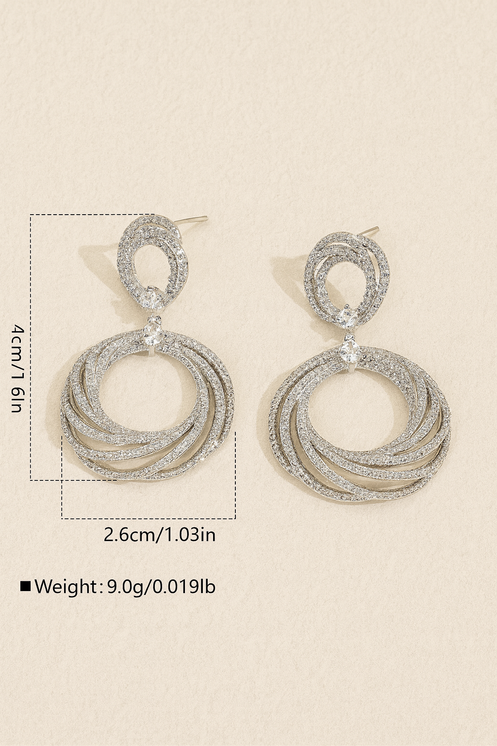 Scarlett Zircon Earrings