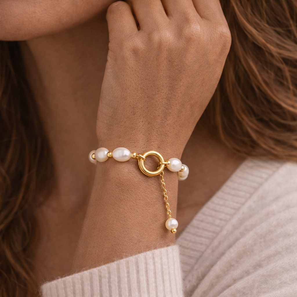 Siara Natural Pearl Bracelet