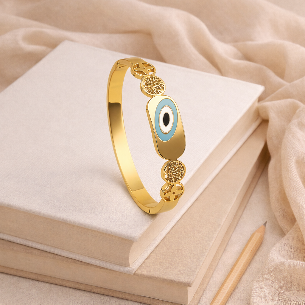 Stylish Evil Eye Bangle