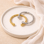 Textured Cuff Bangle