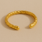 Textured Cuff Bangle