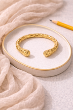 Textured Cuff Bangle