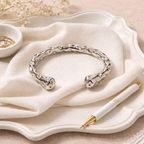 Textured Cuff Bangle