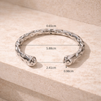 Textured Cuff Bangle