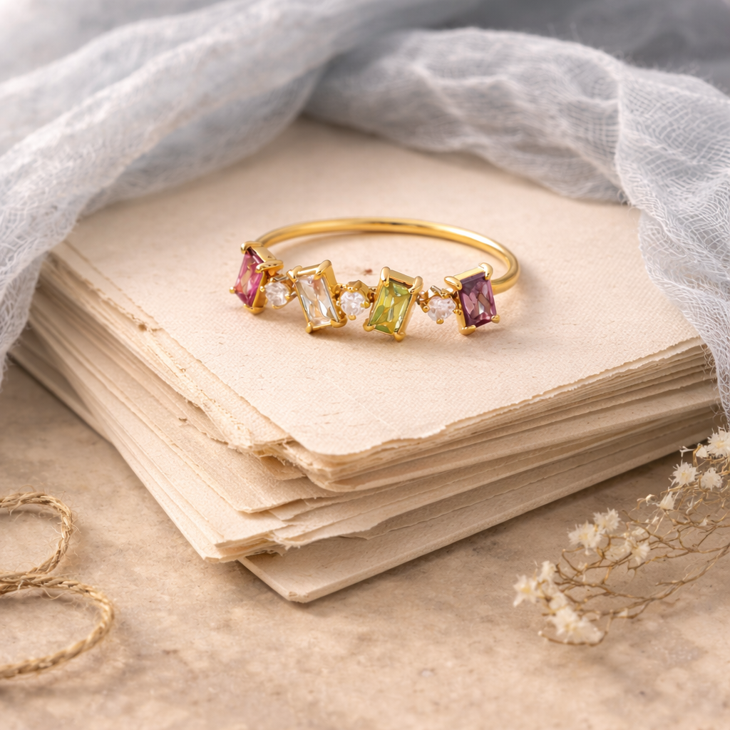 Zari Gemstone Ring