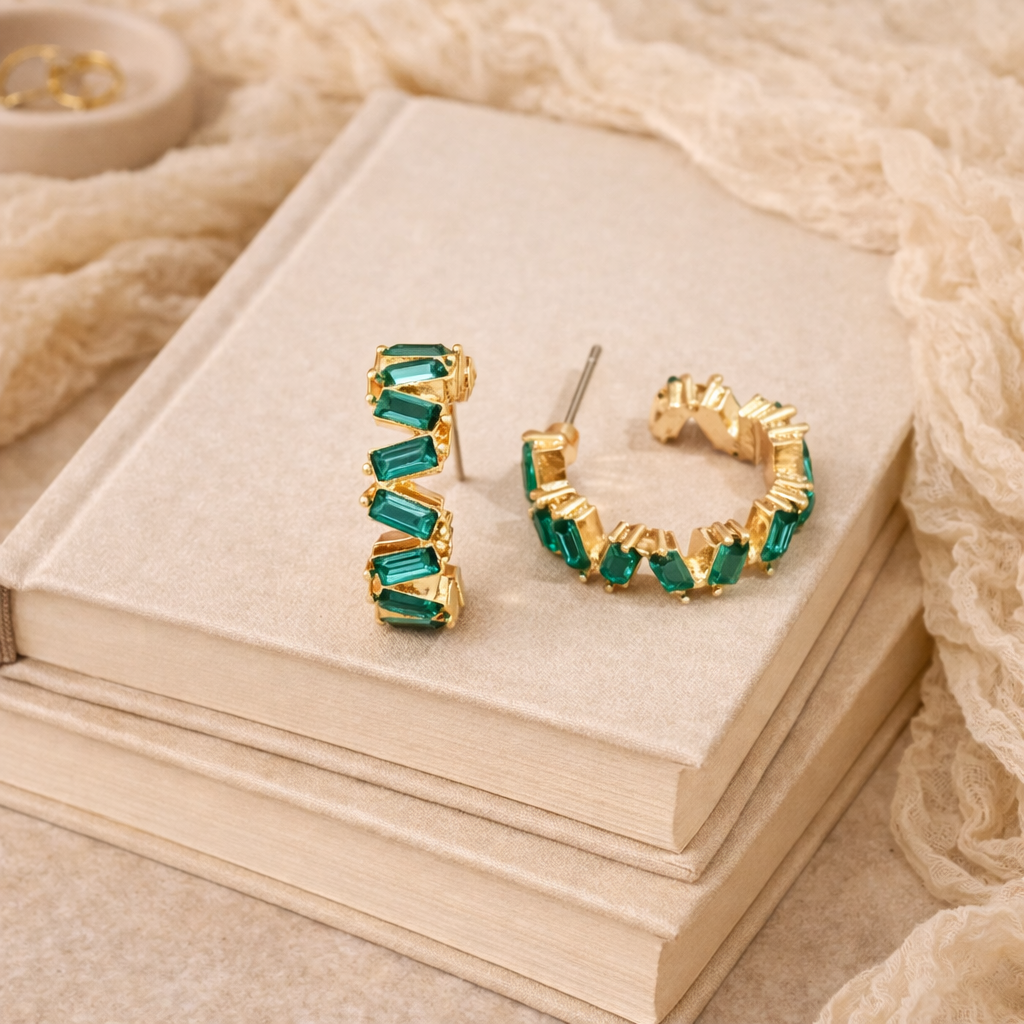 Zig Zag Cuff Hoops