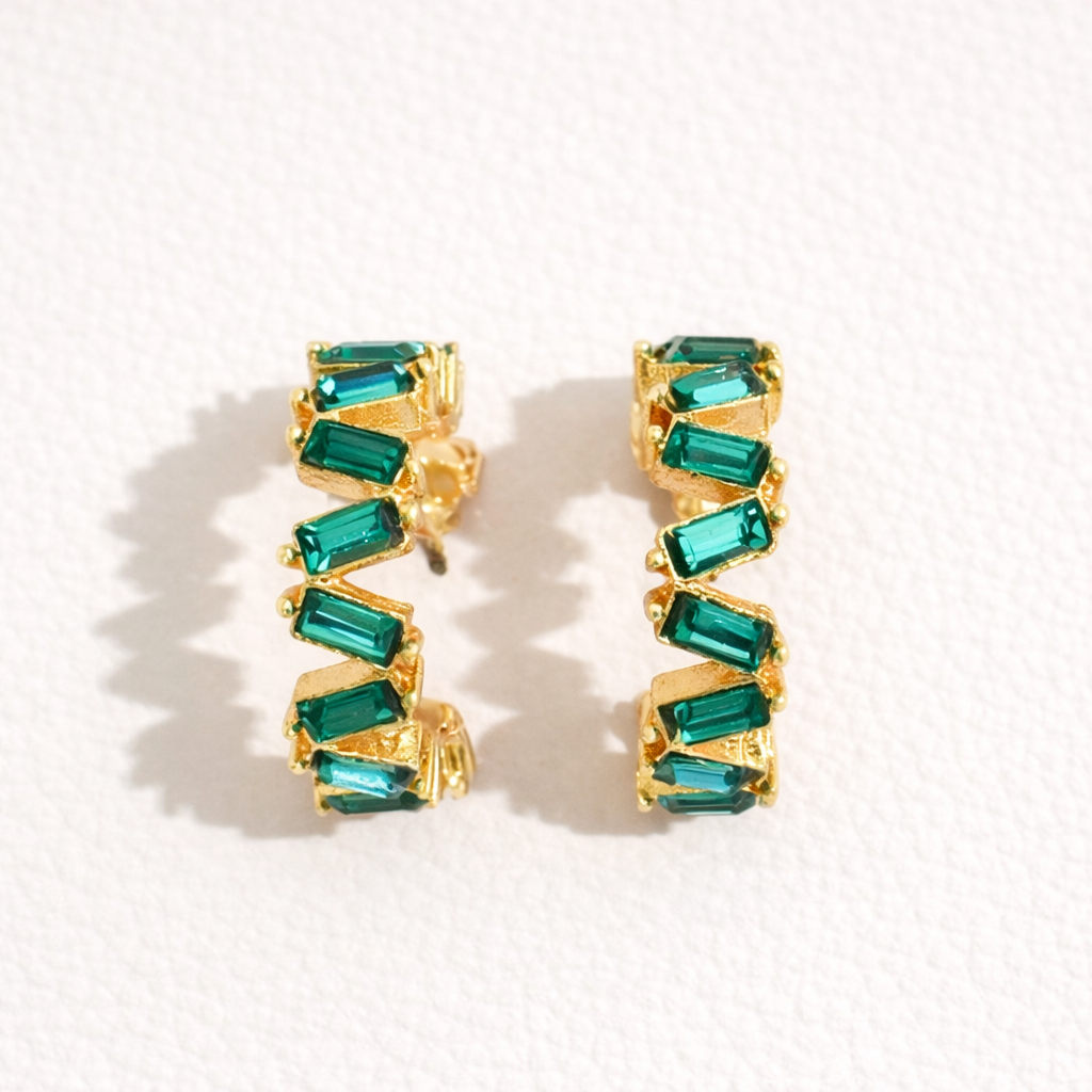 Zig Zag Cuff Hoops