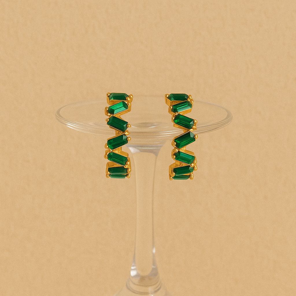 Zig Zag Cuff Hoops