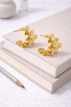 Zoro Pearl Cuff Hoops
