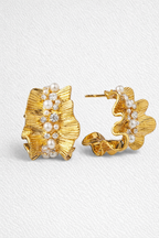 Zoro Pearl Cuff Hoops